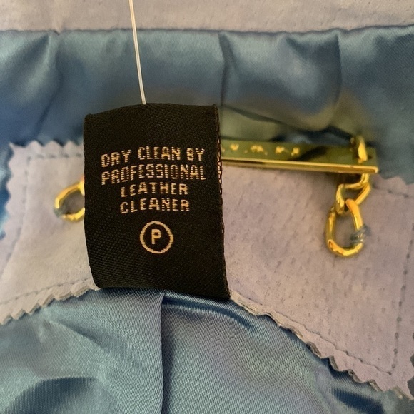 IMAN 100% leather&fabric jacket platinum collection - Picture 8 of 15